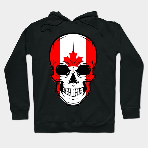 I am Canadian , he is Canadian skull ,I am from Canada , i love you Canada Hoodie by ZACSHOPP